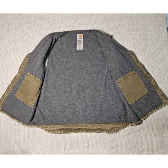 Vintage Thrashed Distressed Faded Destroyed Carhartt Vest V19 BRK Broke In - Picture 10 of 12